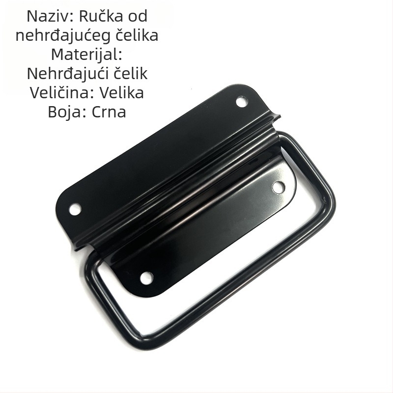 Ručka od nehrđajućeg čelika za ormar/kutija, s prstenom, zavarivanje, moderan minimalistički stil, model 20180614