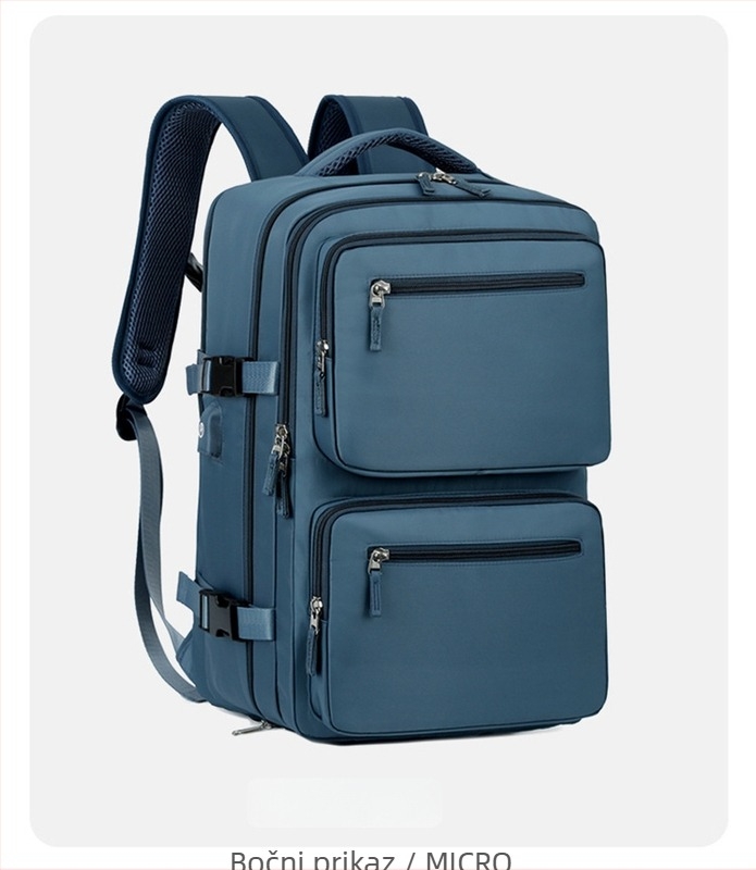 Unisex poslovni ruksak za službeno putovanje, velik kapacitet 20-35 L, vodoodbojni oksford materijal, stil poslovnog putovanja, smanjuje opterećenje