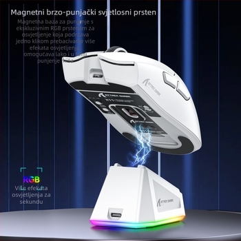 Bežični gaming miš X11, 2 tipke, ergonomski dizajn, Plug-and-Play