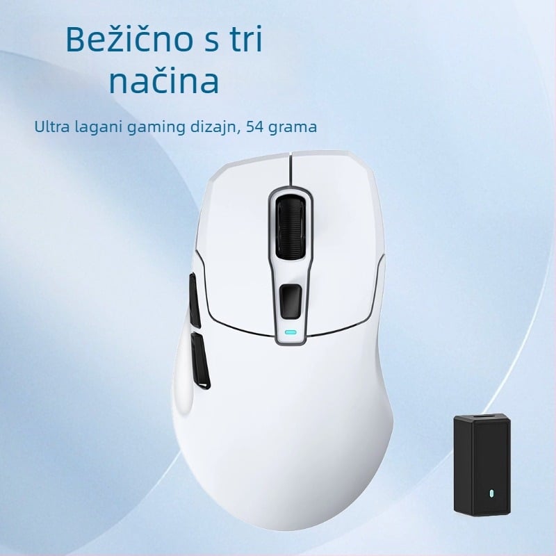 Optička gaming miš, ergonomski dizajn, 26000 DPI, 2,4 GHz bežični, USB sučelje