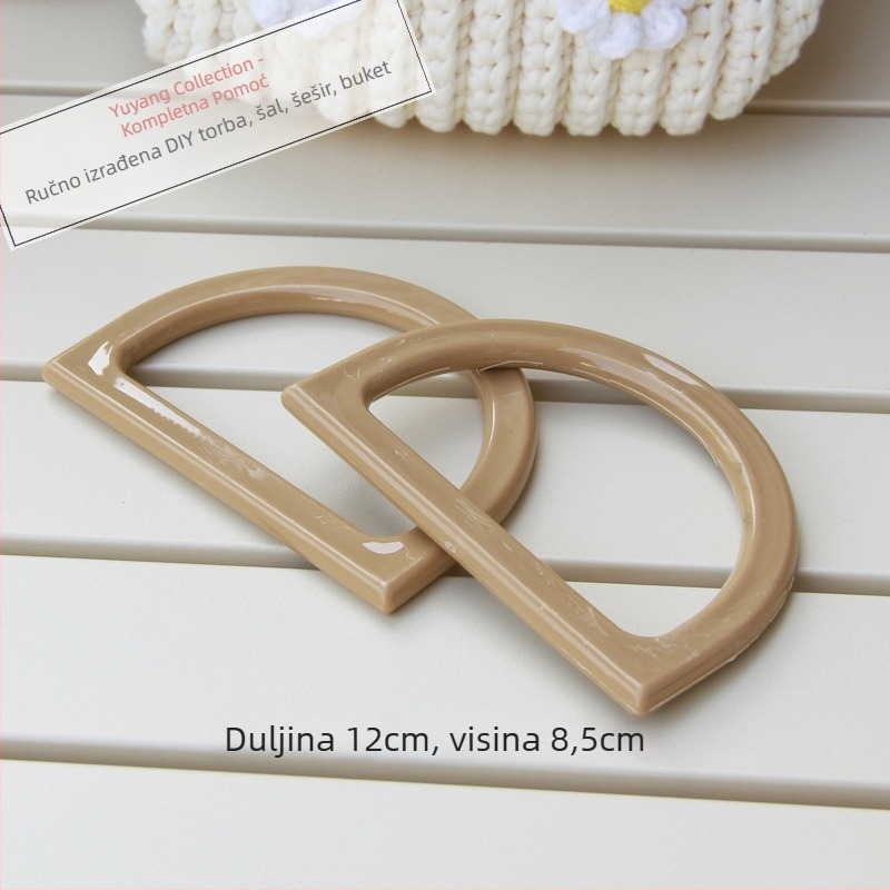 Torba od smole u D-obliku s prozirnim prstenom – ljeto 2024, rekreacijsko putovanje, vodootporna