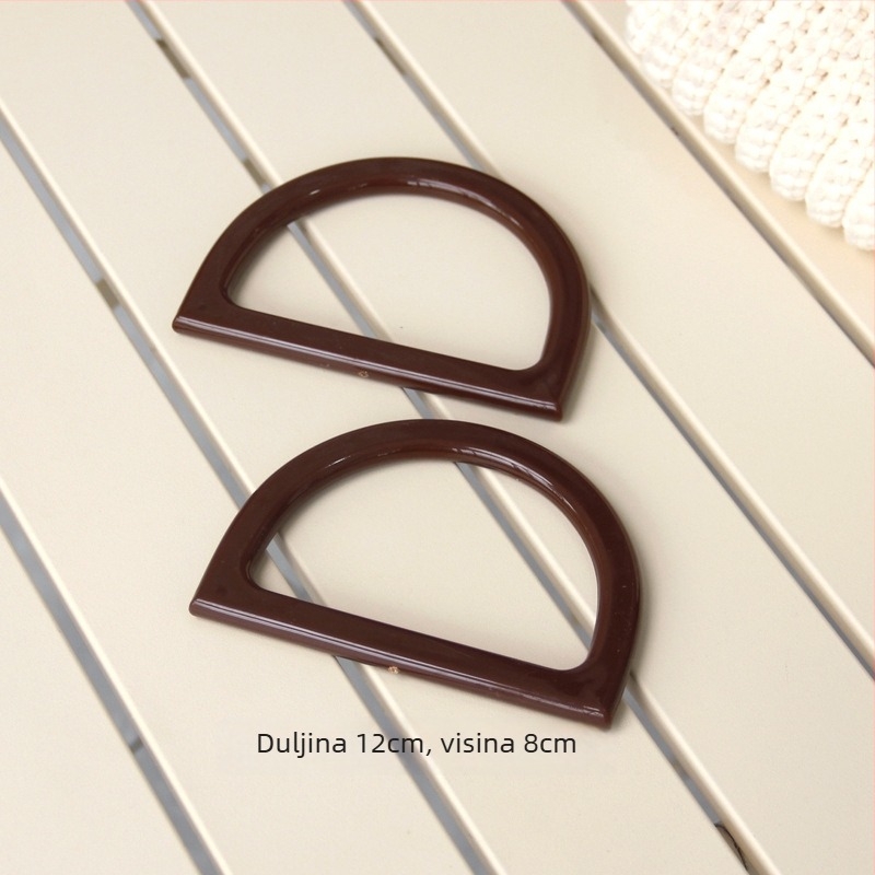 Torba od smole u D-obliku s prozirnim prstenom – ljeto 2024, rekreacijsko putovanje, vodootporna