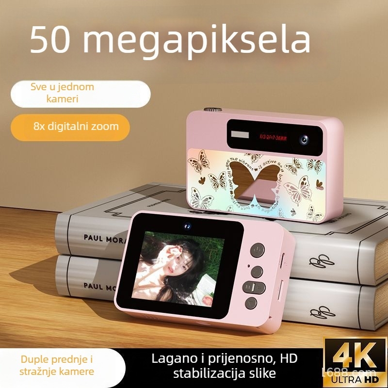 Selfie kamera X50 — CCD senzor, 50 MP, digitalni zum 8x, maksimalna rezolucija 640×480, periskopski objektiv
