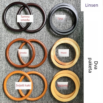 Držač za torbu od drveta, okrugli prsten, pleteni ručni rad, ultra lagan, proljeće 2024, licencirana privatna marka