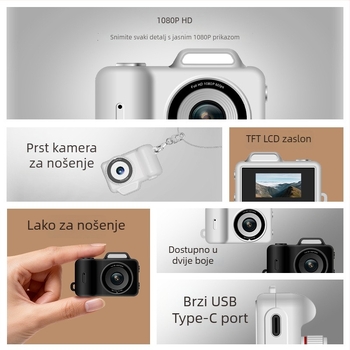 Kompaktna CCD digitalna kamera, 8 MP, senzor 1/1.7'', 3x digitalni zum, maksimalna rezolucija 640x480, USB 2.0