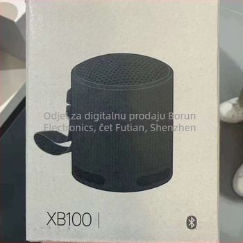 XB100 Bežični Bluetooth zvučnik - prenosni mini, IPX6 vodootporan, 20Hz-20kHz, SNR ≥75dB, Ugrađena baterija 300-500mAh