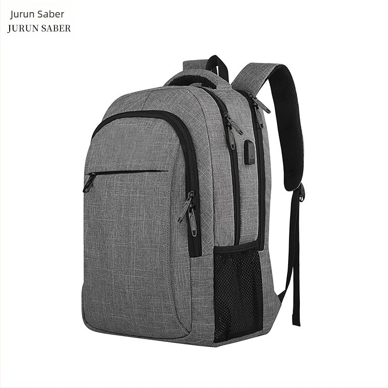 Unisex ruksak za prijenosno računalo za poslovna putovanja — Poliester, 20–35 L, pogodan za 16-inčni laptop, remen s zračnom jastučićem, gradski stil