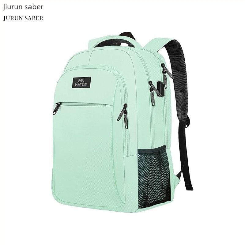 Unisex ruksak za prijenosno računalo za poslovna putovanja — Poliester, 20–35 L, pogodan za 16-inčni laptop, remen s zračnom jastučićem, gradski stil