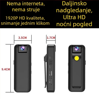 Bežična video kamera s 4x optičkim zumom, CCD senzor 20 MP, LCD zaslon 1,5 inča.
