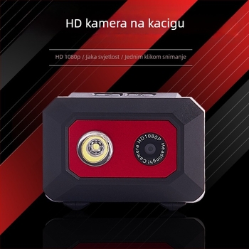Šlem kamera F18 za outdoor sportove, 1080p video, 2MP senzor, podrška memorijskoj kartici, 6 sati baterije
