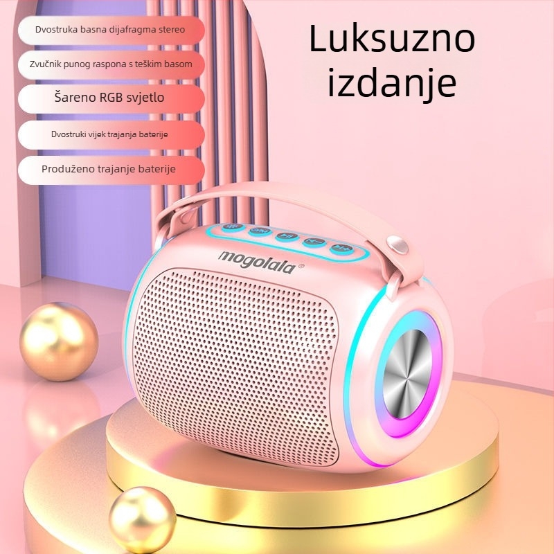 Bluetooth zvučnik s jakim basom, prijenosni bežični zvučnik za vanjsku upotrebu, visokokvalitetan, novi model