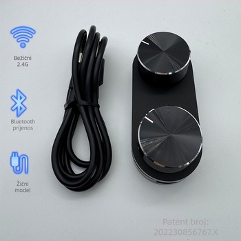 Bluetooth mehanička tipkovnica s crvenom osi, hot-swappable, prilagodljiva