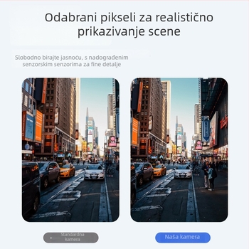 Bežične klips kamera s infracrvenom noćnom vizijom, 1080p kućno snimanje, 2MP senzor, 1500mAh baterija, SD kartica