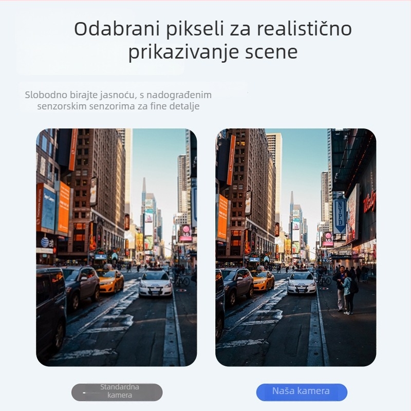Bežične klips kamera s infracrvenom noćnom vizijom, 1080p kućno snimanje, 2MP senzor, 1500mAh baterija, SD kartica