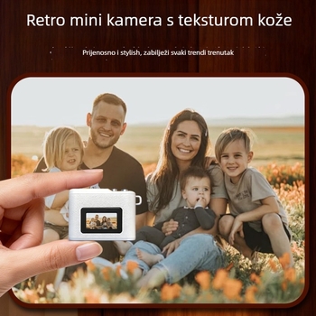 Dječja retro mini digitalna kamera – CMOS senzor 1/1.8 inča, 8MP, maksimalna rezolucija 3072×2456, USB 2.0