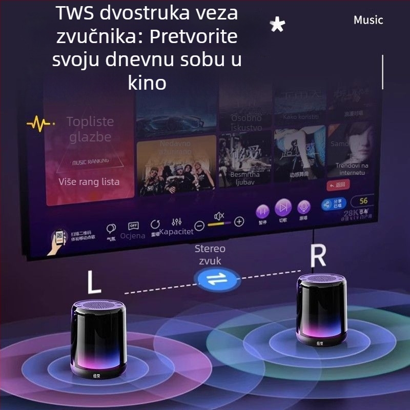 Bluetooth Berlin zvučnik – Bluetooth/SD kartica/3,5 mm, raspon frekvencija 100 Hz–20 kHz, SNR ≥70 dB, IPX7 vodootpornost, silikonsko kućište