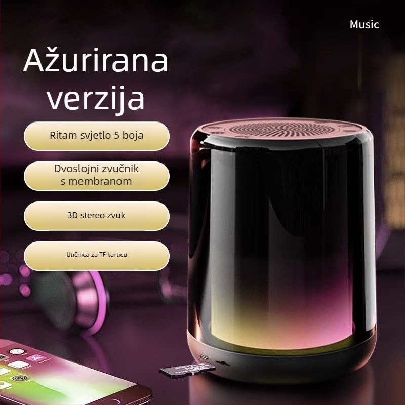 Bluetooth Berlin zvučnik – Bluetooth/SD kartica/3,5 mm, raspon frekvencija 100 Hz–20 kHz, SNR ≥70 dB, IPX7 vodootpornost, silikonsko kućište