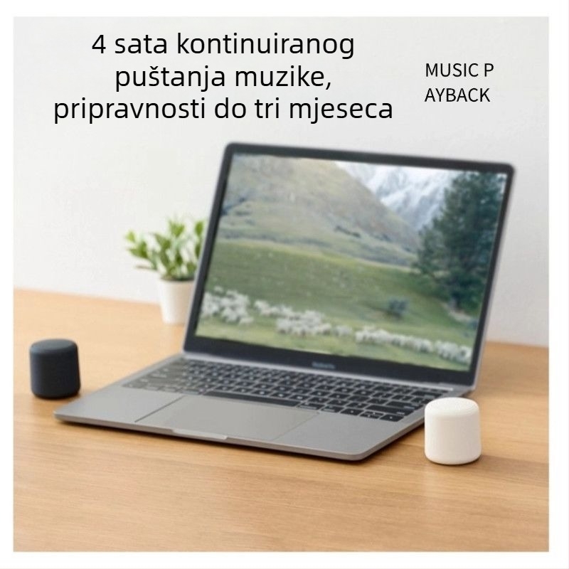 Bluetooth pametni zvučnik s bežičnim subwooferom, IPX7 vodootporan, raspon frekvencija 100 Hz–20 kHz, SNR ≥70 dB, napajanje Type-C