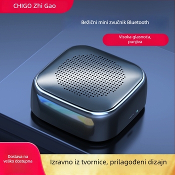 Bluetooth mini stolni zvučnik, ugrađena baterija, BT 5.0, 5W, 100 Hz–20 kHz, domet 10 m