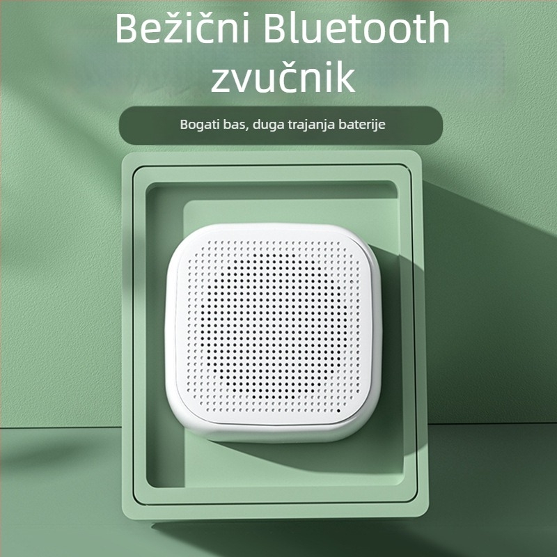 Bluetooth mini stolni zvučnik, ugrađena baterija, BT 5.0, 5W, 100 Hz–20 kHz, domet 10 m