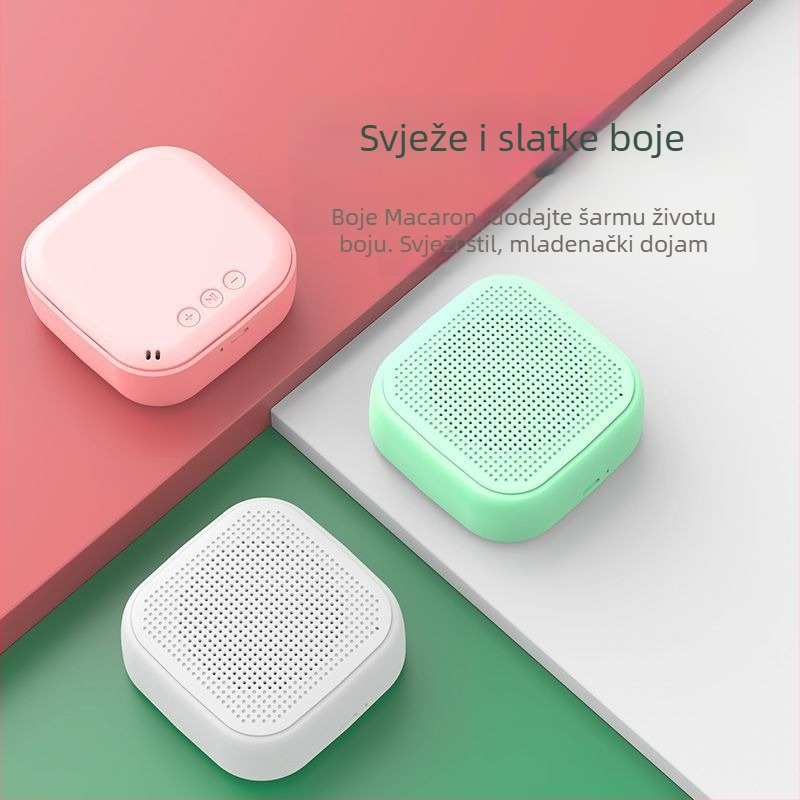 Bluetooth mini stolni zvučnik, ugrađena baterija, BT 5.0, 5W, 100 Hz–20 kHz, domet 10 m