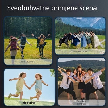 Dječja prijenosna CCD kamera X6-3, 8MP CMOSS senzor, 1/1.7-inčni senzor, 0.96-inčni LCD, TF kartica