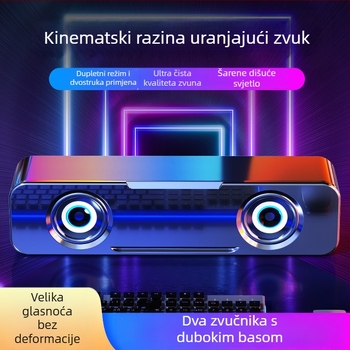 BM-01 Mini Bluetooth stolni zvučnik – 3W izlaz, stereo, 40Hz-20kHz, USB/3,5 mm žični ulaz