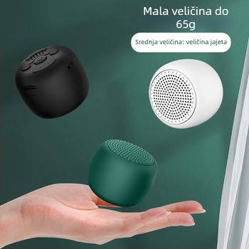 Mini Bluetooth zvučnik s glasovnim porukama, utorom za karticu i narukvicom za nošenje