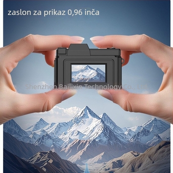 Dječja kamera D7, CCD senzor 0,9 inča, 1 MP, 16x optički zum, 0,96-inčni LCD zaslon