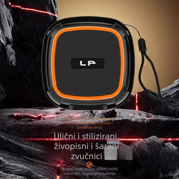 Prijenosni Bluetooth zvučnik, mini, 5W, ugrađena baterija 800–1000 mAh, BT 5.3, raspon frekvencija 100 Hz–20 kHz, SNR ≥70 dB