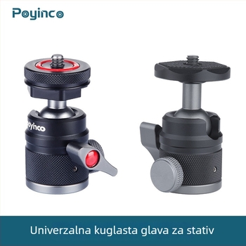 Poyinco PY-087 Tripod/PTZ aluminijska legura nosač za SLR kameru i mobilni telefon, nosivost 2 kg