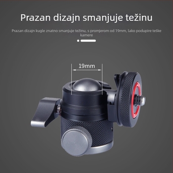 Poyinco PY-087 Tripod/PTZ aluminijska legura nosač za SLR kameru i mobilni telefon, nosivost 2 kg