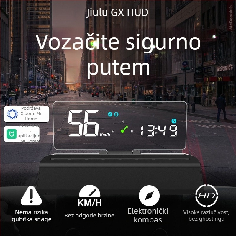 Yuzawa Visoko-performansni HUD Head-Up zaslon uz povezanost s Mijia App