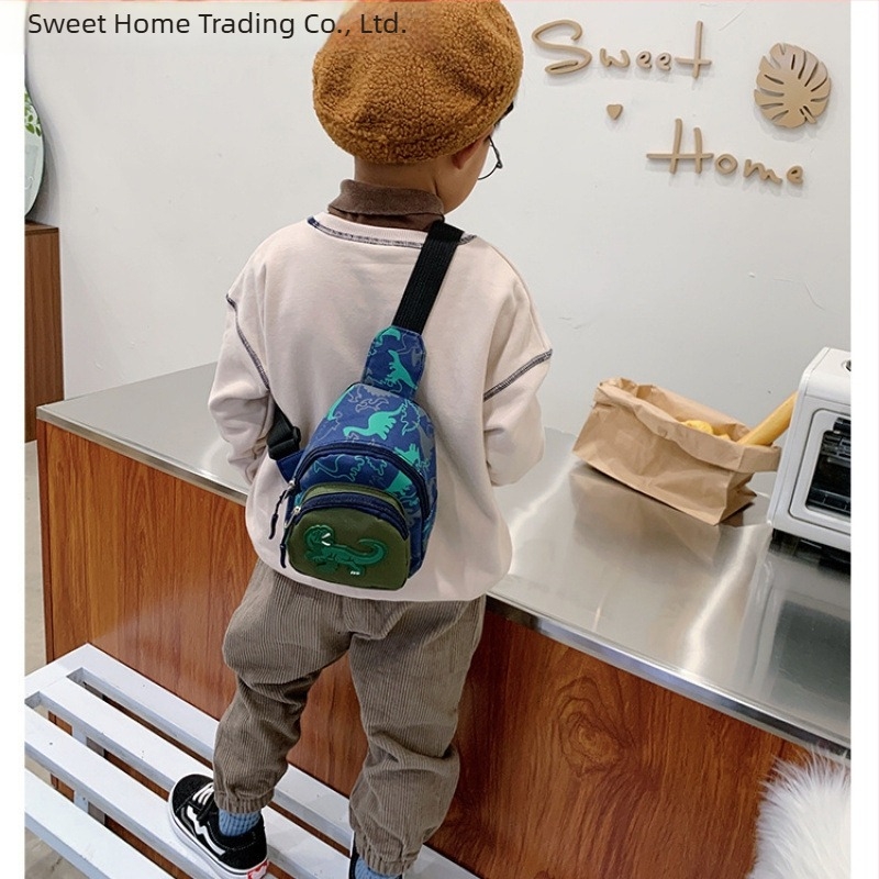 Dječja torbica od najlona Bin — zatvarač, mix i match stil, za slobodno vrijeme