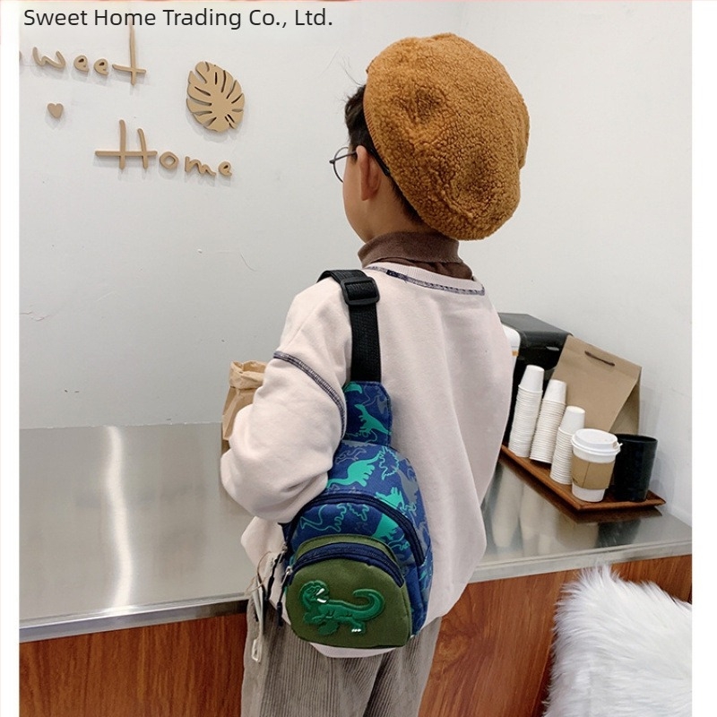 Dječja torbica od najlona Bin — zatvarač, mix i match stil, za slobodno vrijeme