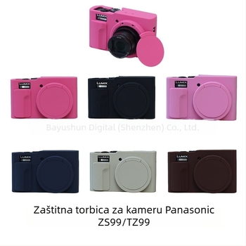 Silikonska zaštitna futrola za Panasonic ZS99/TZ99 — mekan silikon, kompatibilno s ZS99 i TZ99, težina 60 g, lansirano 2025.