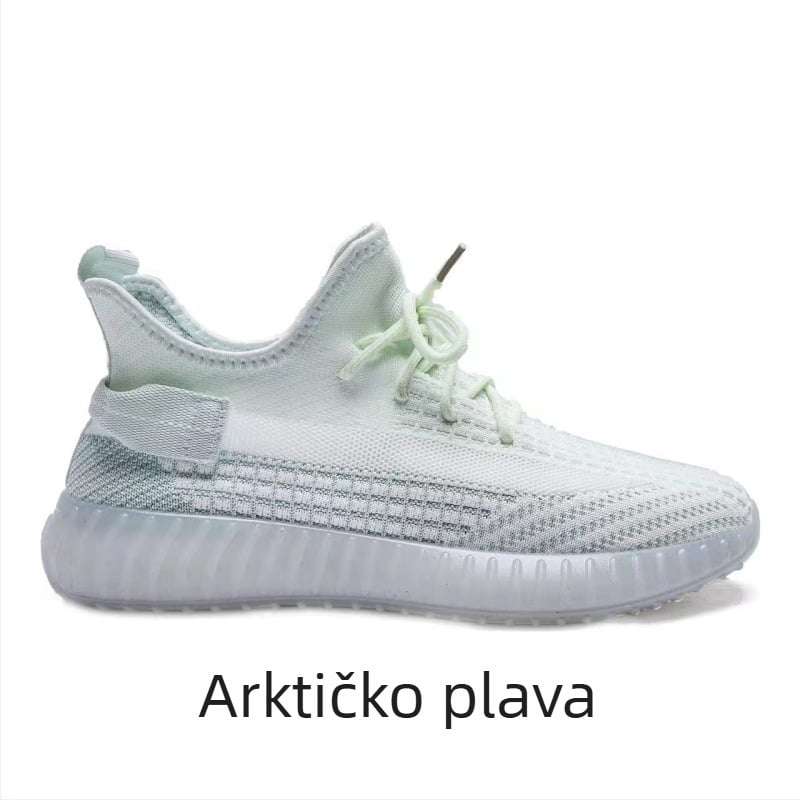 Time Coconut Shoes Unisex mrežaste tenisice za trčanje i casual nošenje, lagane, visina pete 3-5 cm