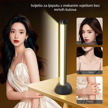 LED rasvjeta za stolni prijenos uživo — dvostruko osvjetljenje, dvostruki red, 5W, 5V, tri boje temperature, PD-62 model, prilagodljivo