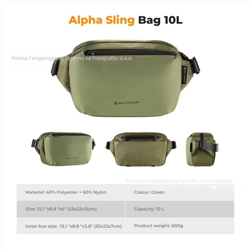 K&F Concept Fuji bez ogledala torba za fotoaparat s crossbody remenom – Fotografija paket