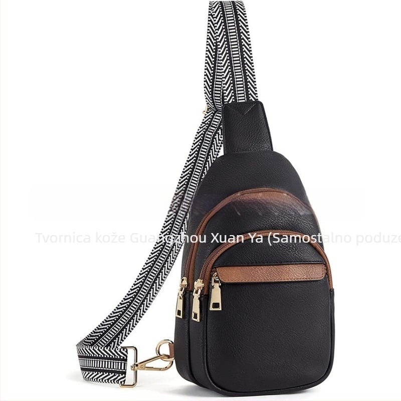 Xuanya ženska PU koža crossbody torba, lagana za svakodnevno nošenje, s poliesterskom podom, zatvaranje na zip, unutarnji džepovi: zip, džep za mobitel, džep za dokumente (Proljeće 2024)