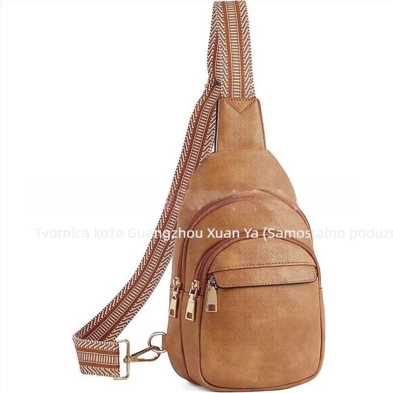 Xuanya ženska PU koža crossbody torba, lagana za svakodnevno nošenje, s poliesterskom podom, zatvaranje na zip, unutarnji džepovi: zip, džep za mobitel, džep za dokumente (Proljeće 2024)