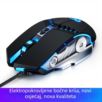 GM20 žičani optički gaming miš, 6 tipki, 1600 DPI, USB, 6 razina DPI