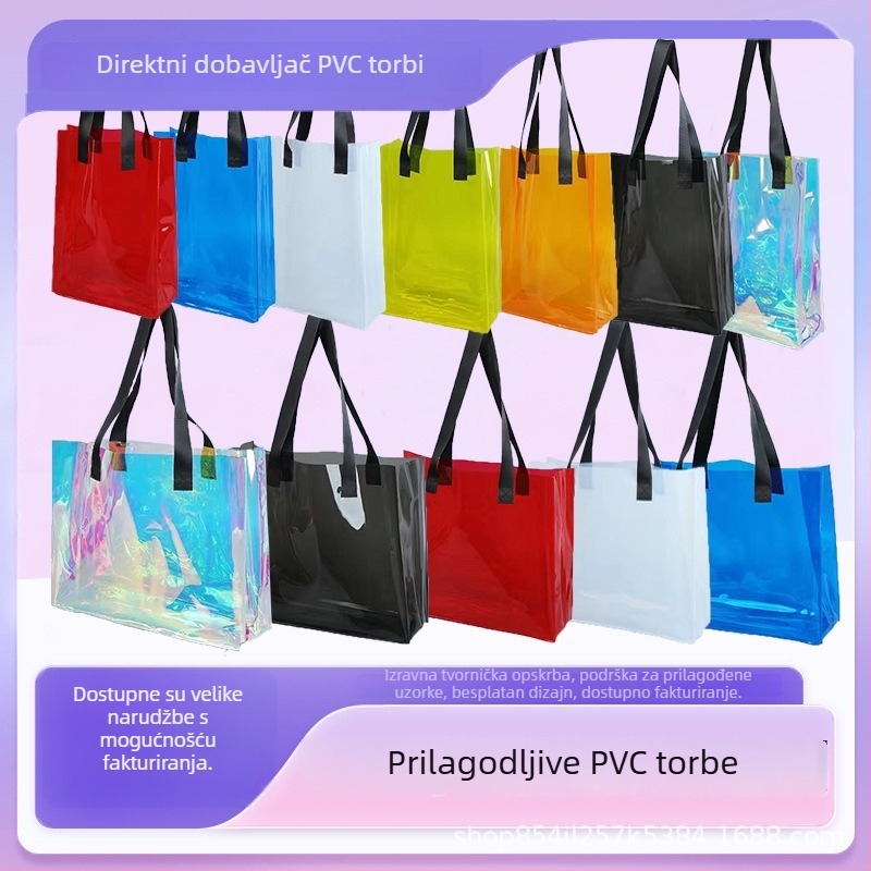 PVC laserska torba, prilagođena laserska torba, prozirna PVC torba, luksuzna torba