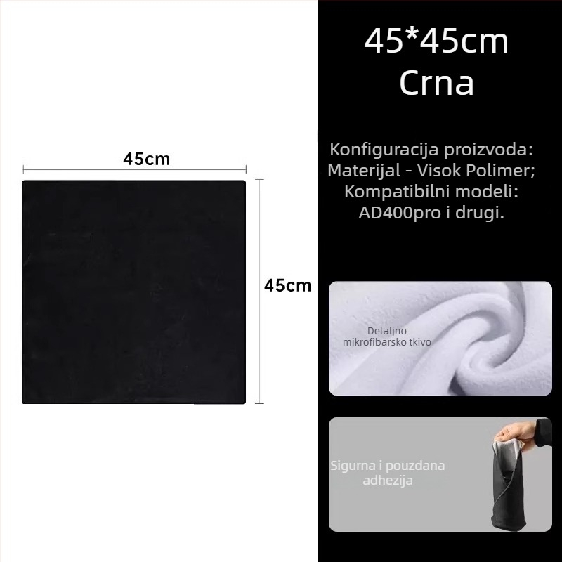Fotografska sklopiva tkanina s unutarnjom torbicom za vanjske snimke – polimerni materijal; kompatibilno s V350, V1, TT350, V860, V85; težina 43/54/90 g