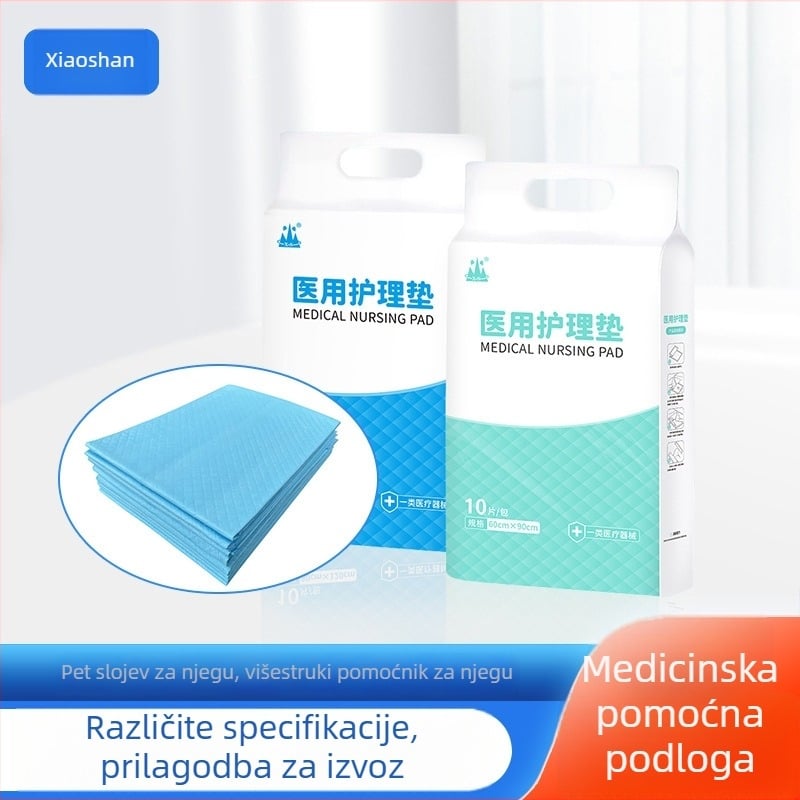 Hill jednokratna medicinska podloga za njegu odraslih – higijenska podloga za bolničke/ preglede krevete; rok trajanja pet godina; šifra XS-medical nursing pad