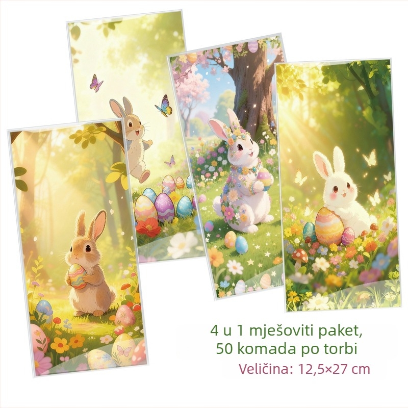 3D zeko torba za bombone, plastika, laminacija, tisk logotipa, svakodnevna uporaba, Youze