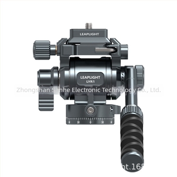 LEAPLIGHT aluminijska panoramska hidraulična glava za kamere i pametne telefone, 360° horizontalno, 145° vertikalno, navoj 1/4″