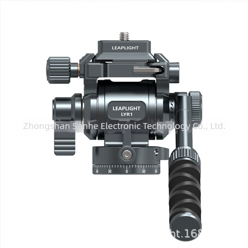 LEAPLIGHT aluminijska panoramska hidraulična glava za kamere i pametne telefone, 360° horizontalno, 145° vertikalno, navoj 1/4″