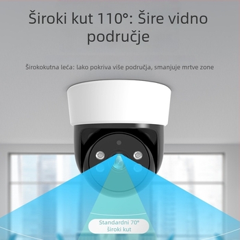 WiFi gimbal kamera za ulazna vrata s daljinskim upravljanjem putem pametnog telefona - HD, 0.01 lux, SNR >20dB, -20 do 55°C, 12V, unutarnja i vanjska uporaba