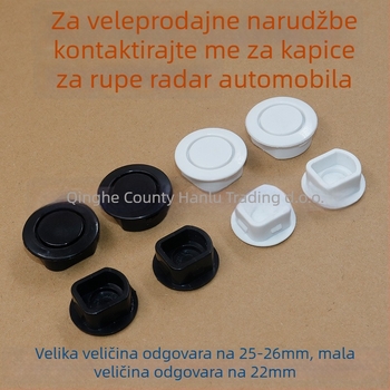 Dekorativni poklopac otvora radara za auto, za prednji i stražnji branik, radar upozorenje pri vožnji unatrag, Hum road